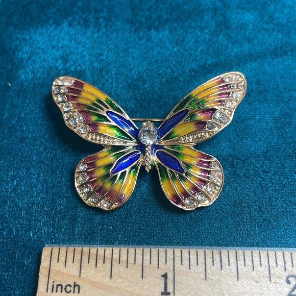 Colorful Butterfly Brooch - Picture 4 of 4